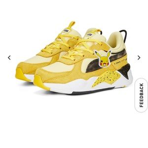 PUMA rs-x Pikachu yellow kids 13